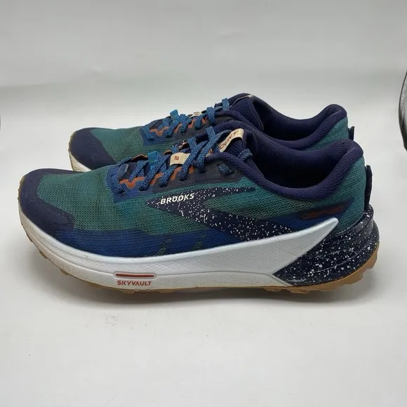 Brooks Shoes Men Size 11 Catamount 2 Blue Athletic Trail Running 3950