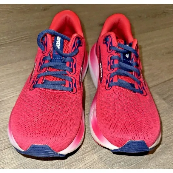 Brooks Women Size 7 Glycerin 21 Shoes Sneaker Raspberry Estate Blue 1204081B630