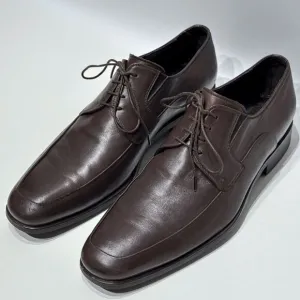 Bruno Magli Rammola Brown Leather Oxford Dress Shoes Handmade Italy Men Size 11M