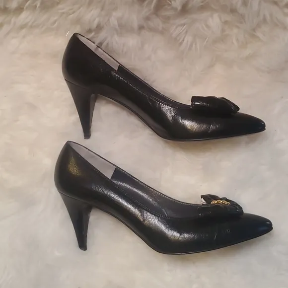 Bruno Magli vintage bow heels