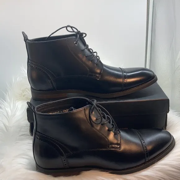 Bruno Marc Men's Leather Oxford Dress Shoes Size 13