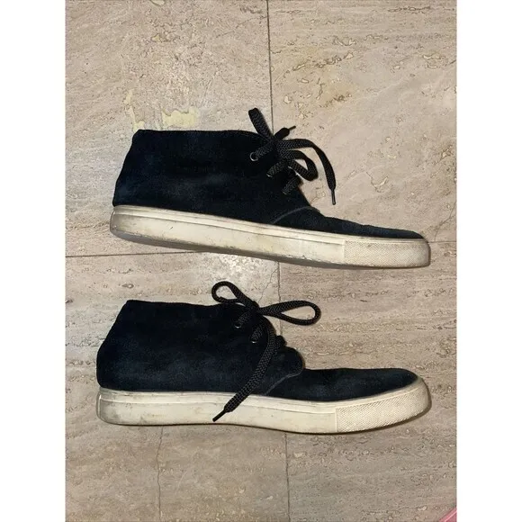 Burberry Black‎ Suede Laced Up Shoes Size 43 US 10 Men