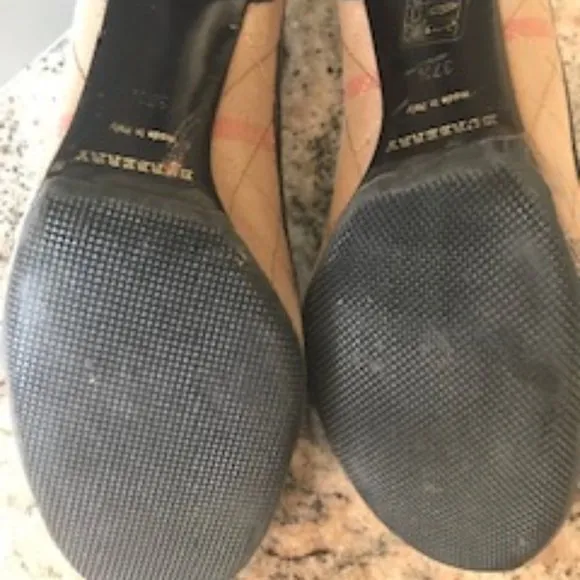 Burberry Nova Check Kitten Heel Pumps