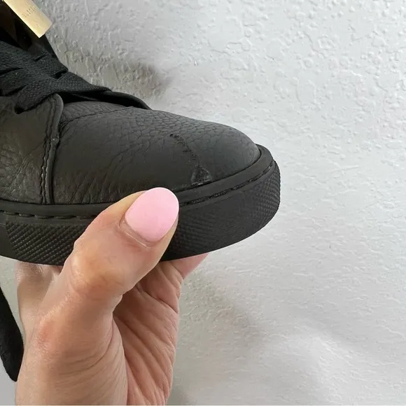 Buscemi Shoes Men 6 39 leather black sneaker padlock