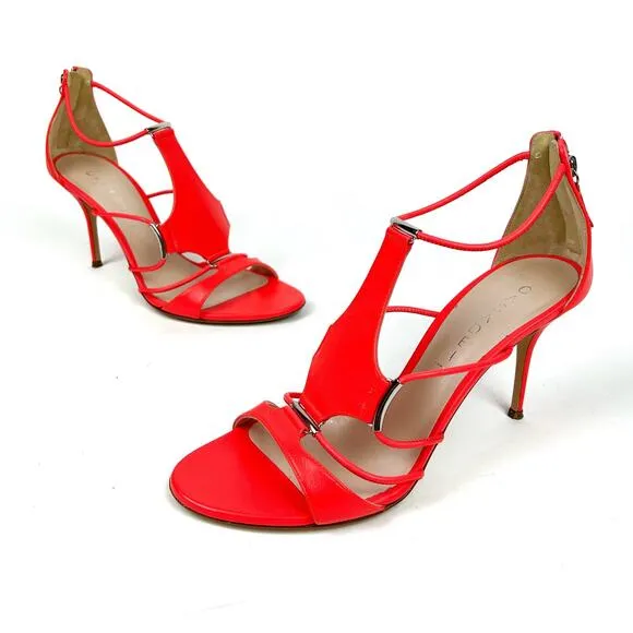 Casadei Open Toe Stiletto Heels