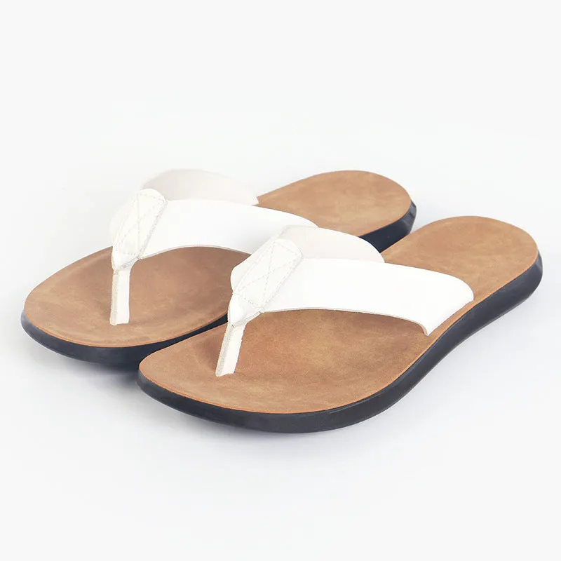 Casual Outdoor Breathable Slippers, Cross-border Plus Size Soft Bottom Flip-flops, Beach Shoes