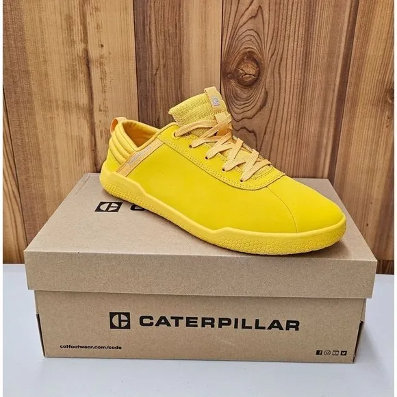 Caterpillar Hex CAT Yellow Nubuck Women's Shoes Size 10