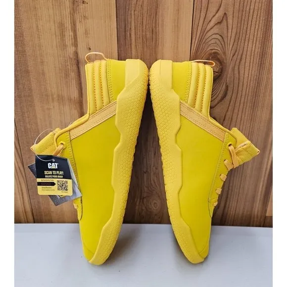 Caterpillar Hex CAT Yellow Nubuck Women's Shoes Size 10