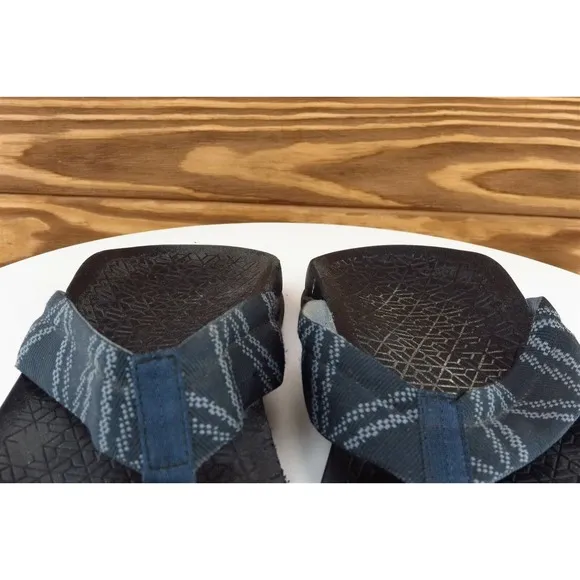 Chaco Size 8 M Black Flip Flop‎ Fabric Men Shoes