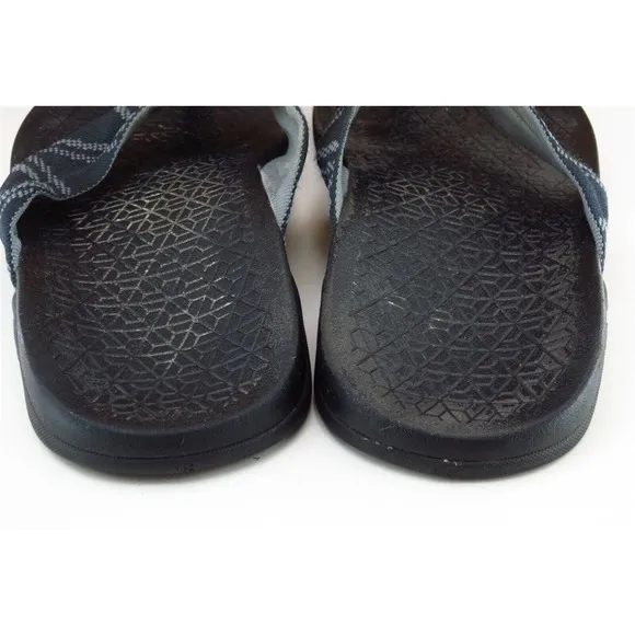 Chaco Size 8 M Black Flip Flop‎ Fabric Men Shoes