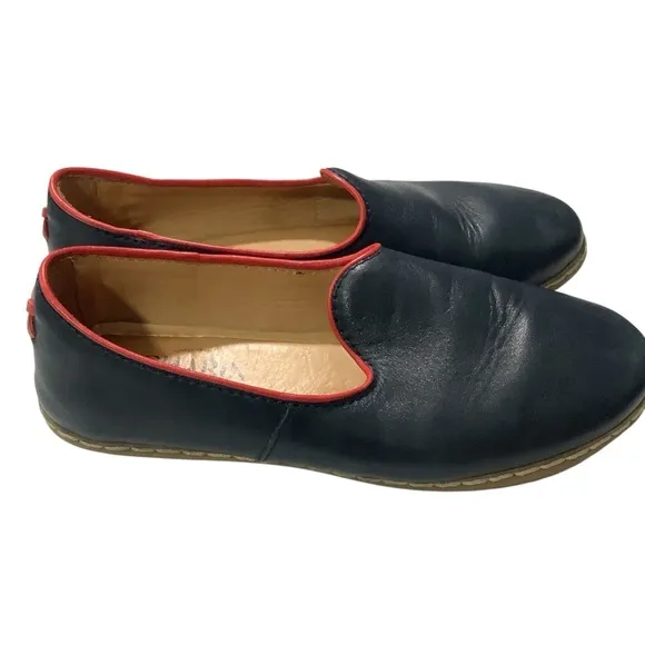 Charisma Dark Navy Slip-On Shoes