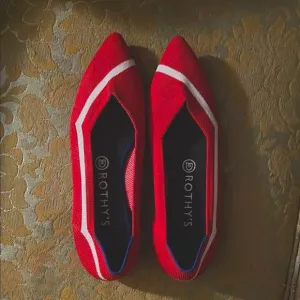 Cherry line Rothy's Red Women's Flats