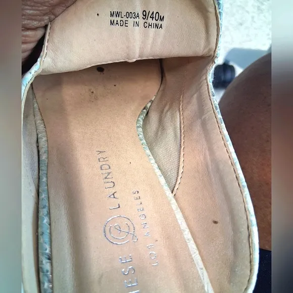 CHINESE LAUNDRY Marnie Loafer Slide Mule Shoes EUC