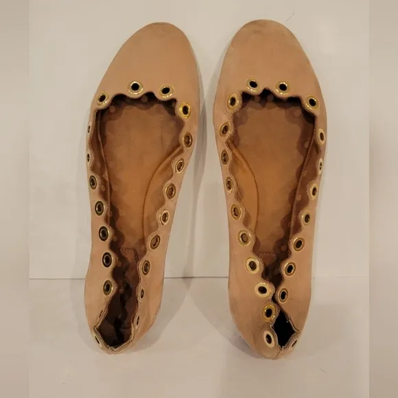 Chloe  Lauren Suede Flats Womens Size 37