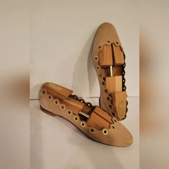 Chloe  Lauren Suede Flats Womens Size 37