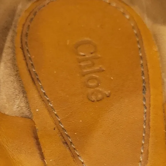 Chloe  Lauren Suede Flats Womens Size 37