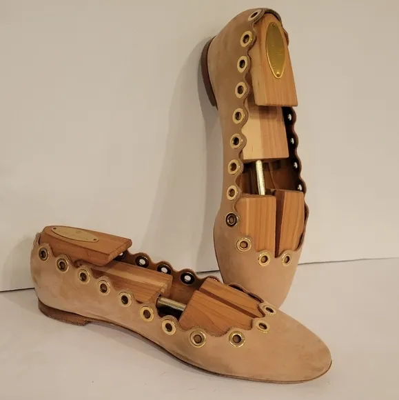 Chloe  Lauren Suede Flats Womens Size 37