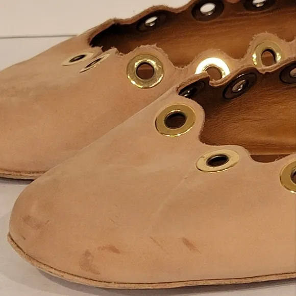 Chloe  Lauren Suede Flats Womens Size 37