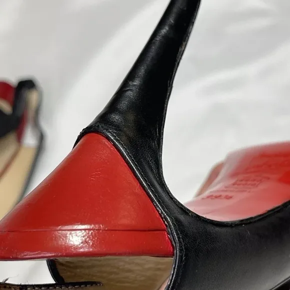 Christian Louboutin Black and Red 39.5 EUR, 9 US