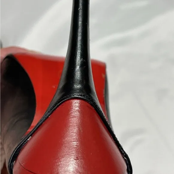 Christian Louboutin Black and Red 39.5 EUR, 9 US