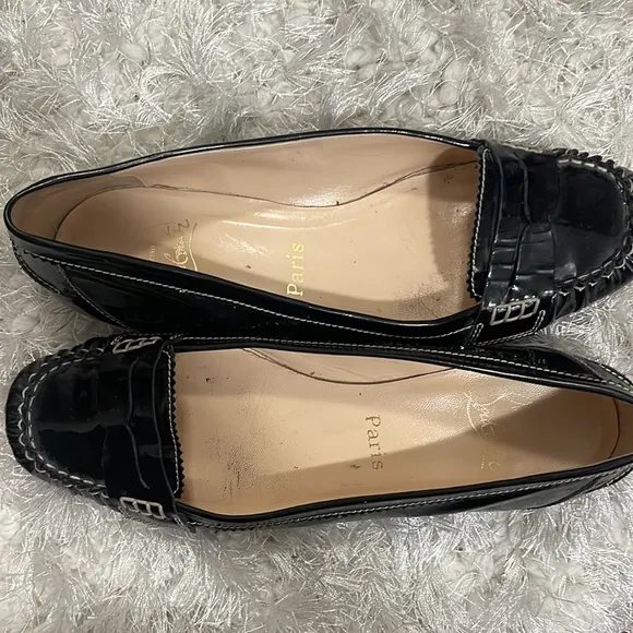 Christian Louboutin Black Flats Timeless Elegance