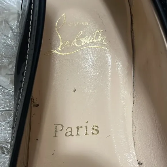 Christian Louboutin Black Flats Timeless Elegance