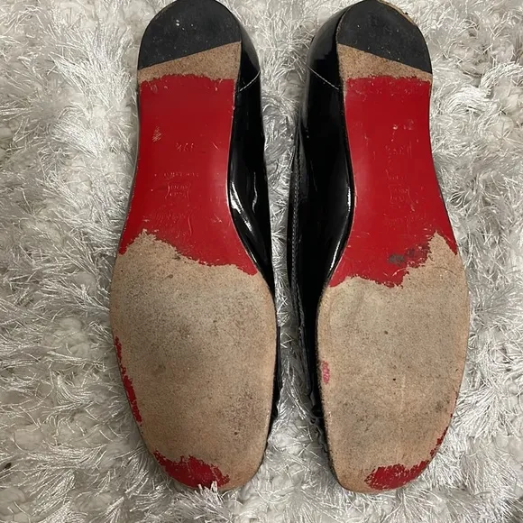 Christian Louboutin Black Flats Timeless Elegance