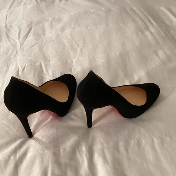 Christian Louboutin Black Suede Pumps