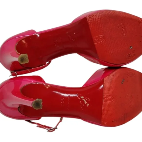 Christian Louboutin Claudia D'Orsay Pumps Patent Leather