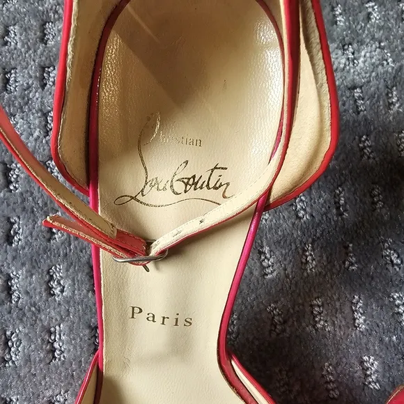 Christian Louboutin Claudia D'Orsay Pumps Patent Leather
