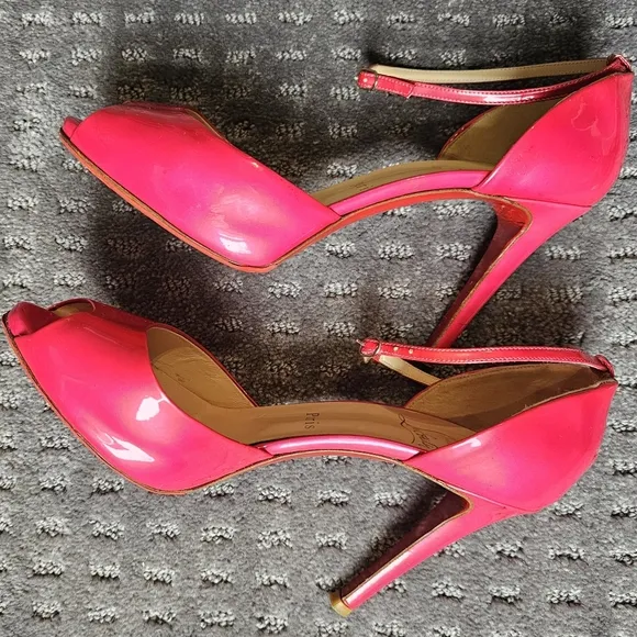 Christian Louboutin Claudia D'Orsay Pumps Patent Leather