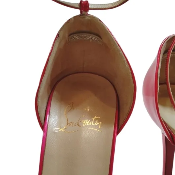 Christian Louboutin Claudia D'Orsay Pumps Patent Leather