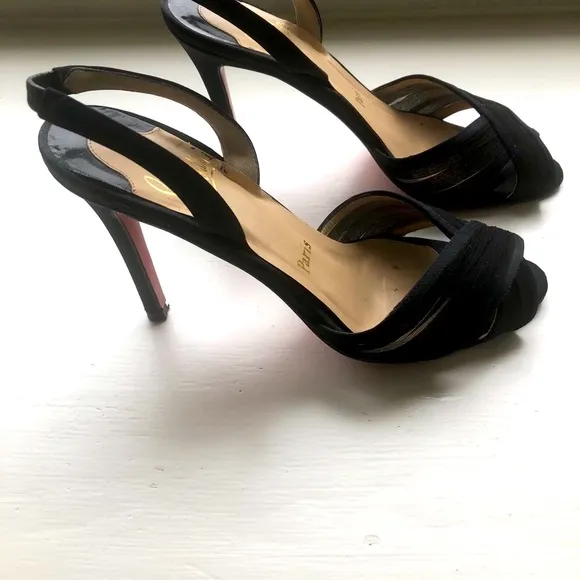 Christian Louboutin Paris Pumps w/New Soles.  EUC.