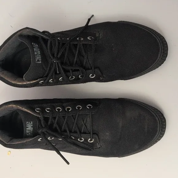 Chrome Shoes Black Size 10 Men