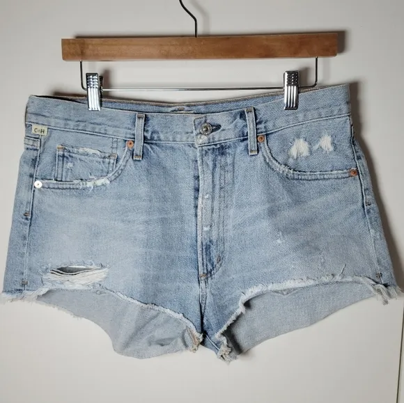 Citizens of Humanity Danielle Cut-Off Denim Shorts | Size 31