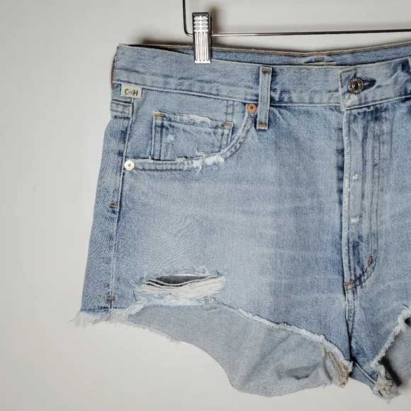 Citizens of Humanity Danielle Cut-Off Denim Shorts | Size 31