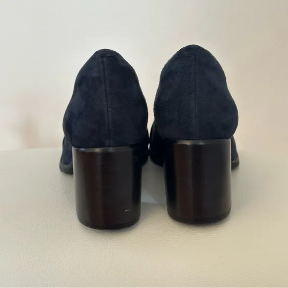 Clarks Artisan Tarah Brae Suede Leather Color Block Pumps, Size 9, Women's Heels