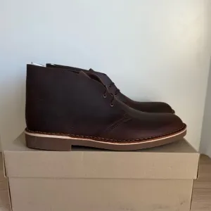 Clarks Bushacre 2 ‘Dark Brown/Marron Fonce’ Men Shoes- SZ 9, 9.5, 11.5