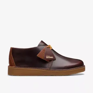 Clarks Men's Desert Trek Hiker Burgundy Leather