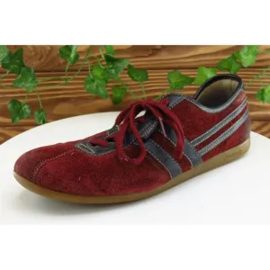 Coach Shoes‎ Size 8 M Burgundy Sneakers Leather Men