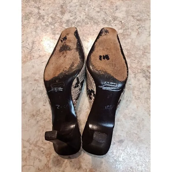 Coach Slip On Sandals Size 8 Caitlin