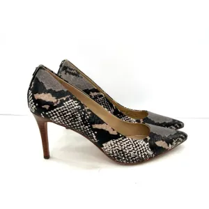 Coach Smith Multi Python Fog Ivory women’s leather pumps shoes