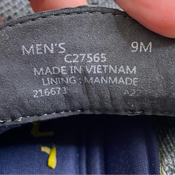 Cole Haan 2.ZeroGrand Mens 9 Wingtip Oxford Gray Casual Shoes Sneaker Stitchlite