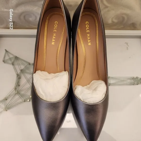Cole Haan Grand Ambition Pumps. Dark Grey. NIB. Size 9.5