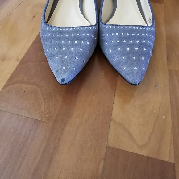 Cole Haan Kitten Heels Dress Shoe with crystal decoration