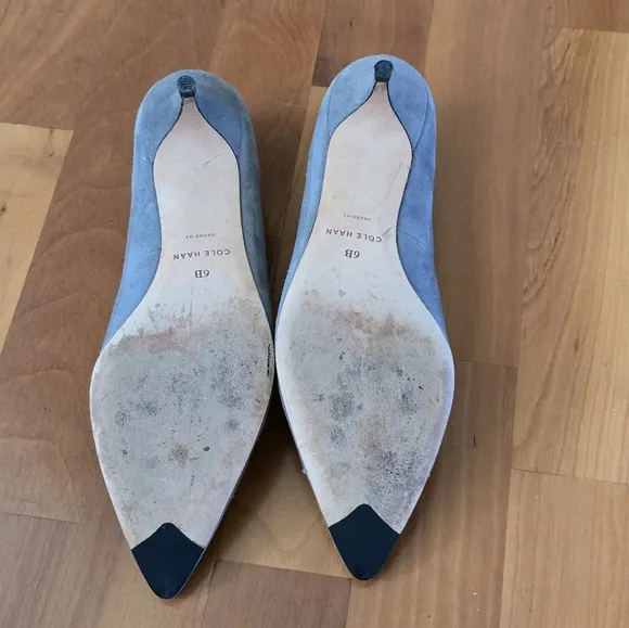 Cole Haan Kitten Heels Dress Shoe with crystal decoration