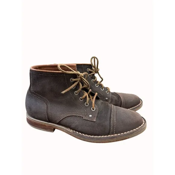 Cole Haan mens brown leather suede ankle boots 8.5m SKU 6456