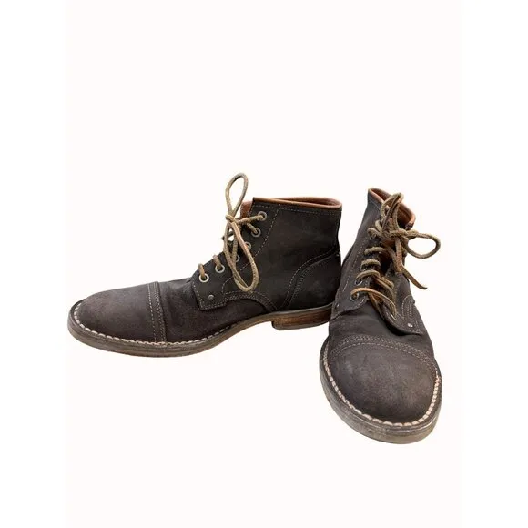 Cole Haan mens brown leather suede ankle boots 8.5m SKU 6456