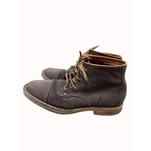 Cole Haan mens brown leather suede ankle boots 8.5m SKU 6456