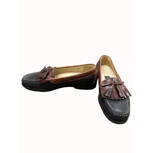 Cole Haan men’s brown leather tassel slip on loafer shoes 9D SKU 6266